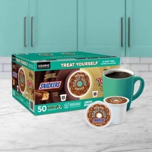 Keurig Snickers Coffee Pods  50 K-CUPS